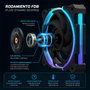 CoolBox H6 Ring ARGB dissipateur de CPU gaming noir