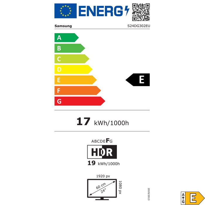 Écran Samsung LS24DG302EUXEN 24" Full HD
