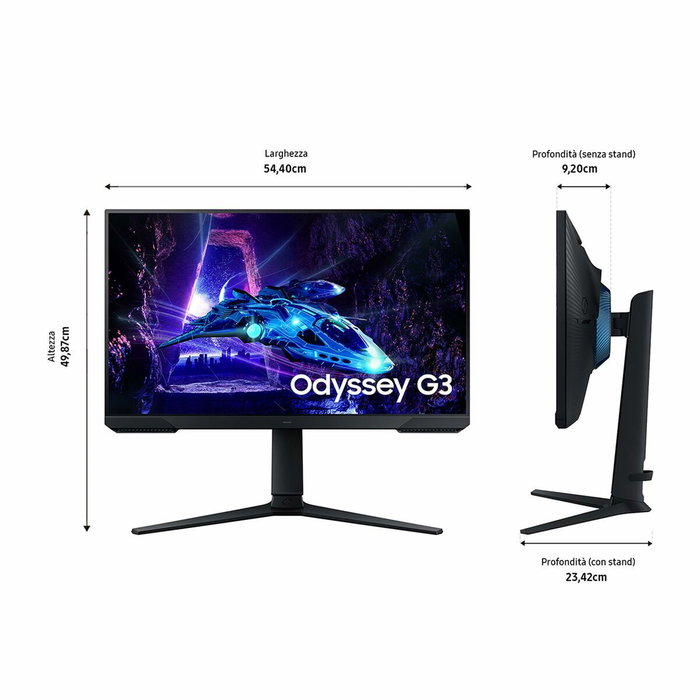 Écran Samsung LS24DG302EUXEN 24" Full HD