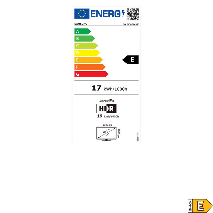 Écran Samsung LS24DG302EUXEN 24" Full HD