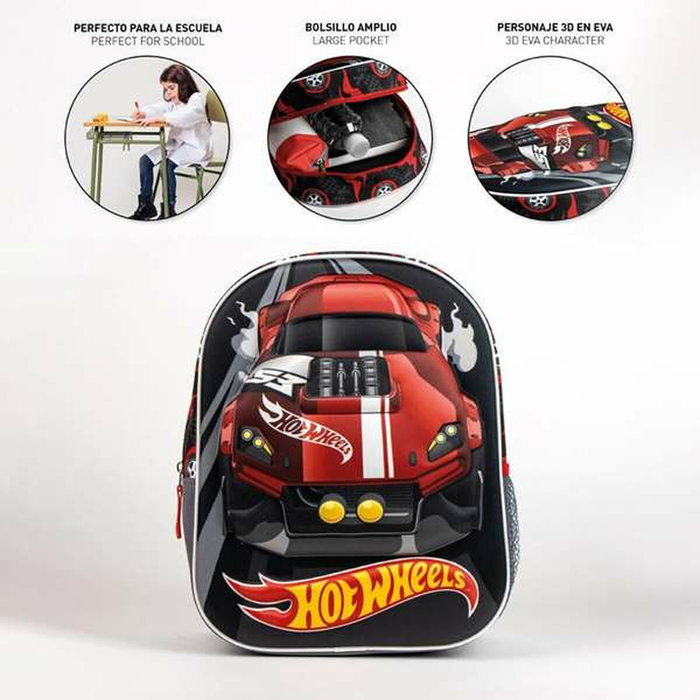 Cerdá Sac à dos enfant 3D Hot Wheels Cerdá Sac à dos enfant 3D Hot Wheels