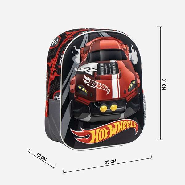 Hot Wheels Mochila Infantil 3D 25 x 31 x 10 cm Gris Enfant 3 Ans Hot Wheels Mochila Infantil 3D 25 x 31 x 10 cm Gris Enfant 3 Ans
