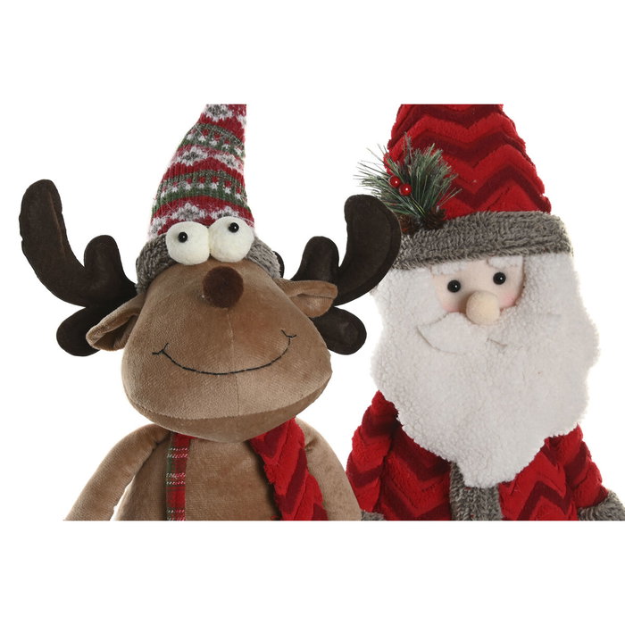 Décorations de Noël Home ESPRIT Rouge Vert 30 X 21 X 54 CM (2 Unités)