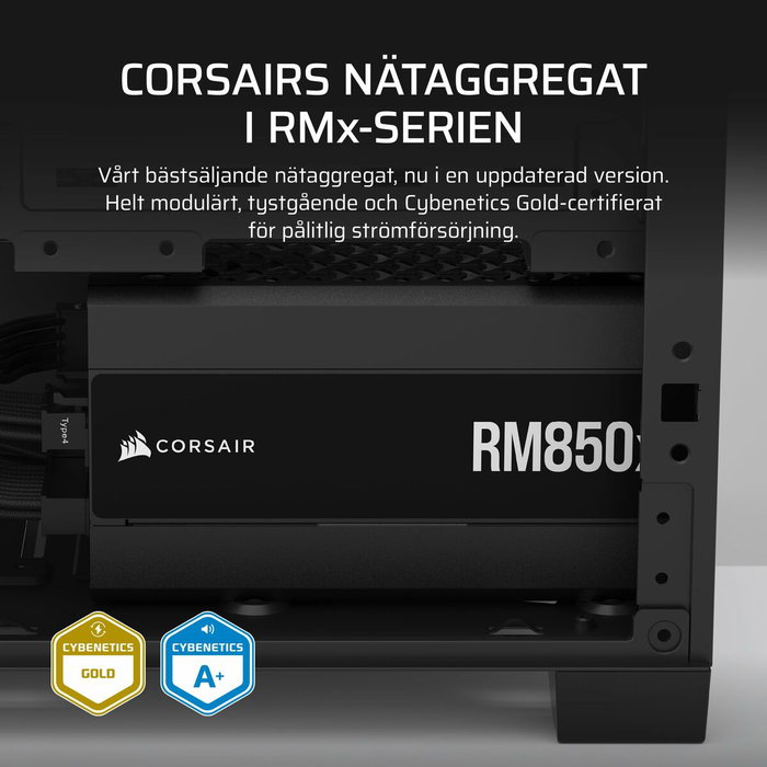 Corsair RM850x 850 W 80 PLUS Gold ATX 3.1 Noir Corsair RM850x 850 W 80 PLUS Gold ATX 3.1 Noir