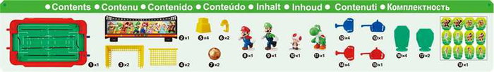 Super Mario - Jeu de football Strikers - Version espagnole/portugaise - Jeu vidéo Nintendo (EA777) - Sans pile - A partir de 5 ans