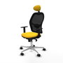 Piqueras y Crespo Chaise de Bureau avec Appui-tête 1D086N1 Jaune