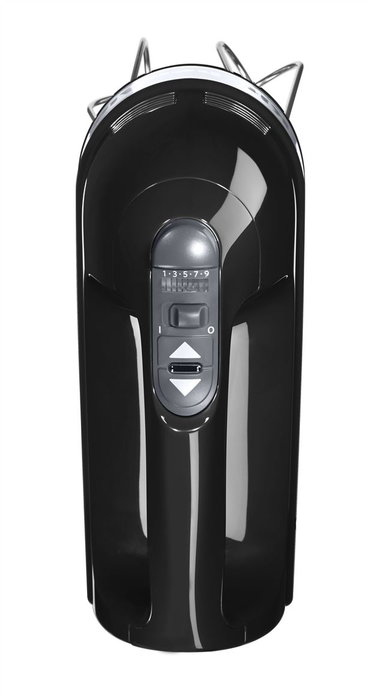 Kitchenaid 5KHM9212 Batteur Pétrin Noir, Batteur Amasseur Compact 9 Vitesses pour Salsas, Pâtes, Montage Crème et Blancs d'Œufs
