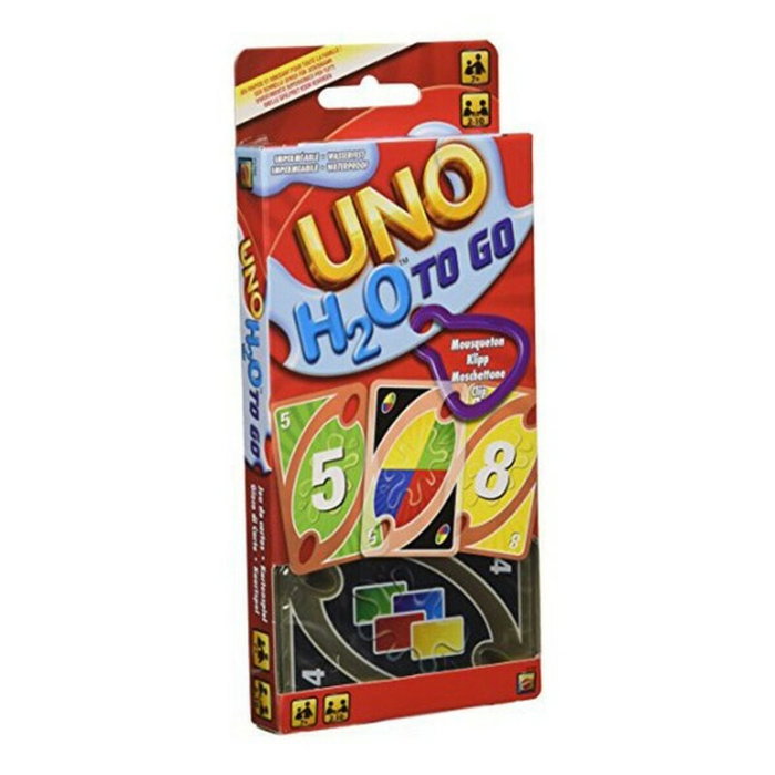 Mattel Uno H2O To Go - Jeu de cartes résistant à l'eau Mattel Uno H2O To Go - Jeu de cartes résistant à l'eau