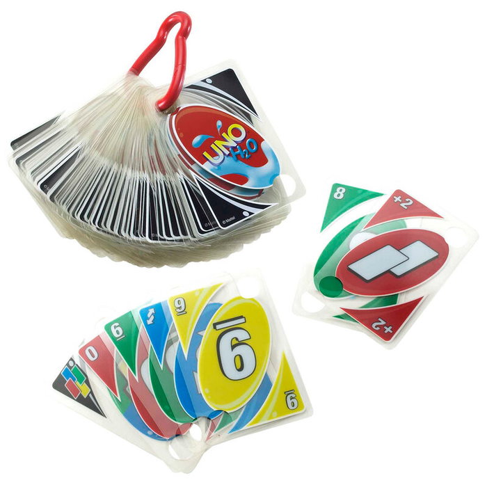 Mattel Uno H2O To Go - Jeu de cartes résistant à l'eau Mattel Uno H2O To Go - Jeu de cartes résistant à l'eau