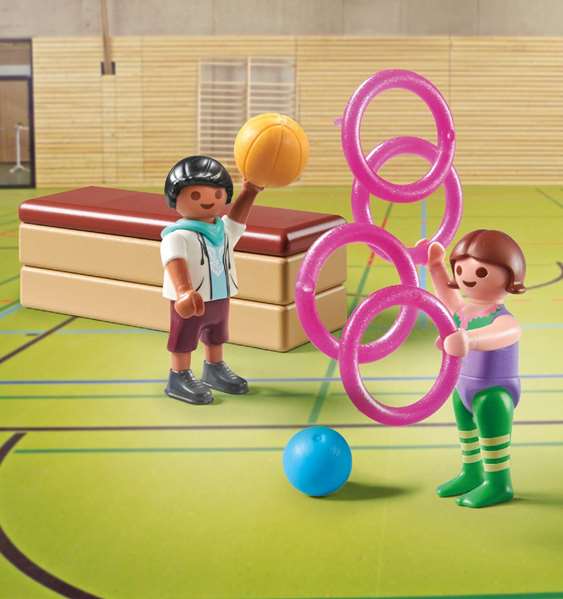 Playmobil Special Plus Gymnastes - Figurines Playmobil - Langue de la boîte : espagnol, portugais, anglais, français - À partir de 4 ans