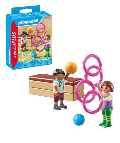 Playmobil Special Plus Gymnastes - Figurines Playmobil - Langue de la boîte : espagnol, portugais, anglais, français - À partir de 4 ans