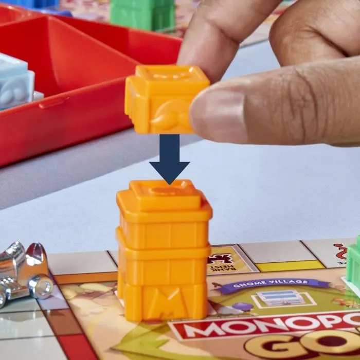 Monopoly Monopoly GO! - Jeu de société et de plateau familial inspiré du jeu mobile, durée de partie 15 min, à partir de 8 ans