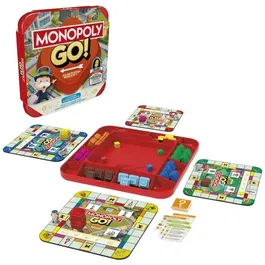 Monopoly Monopoly GO! - Jeu de société et de plateau familial inspiré du jeu mobile, durée de partie 15 min, à partir de 8 ans