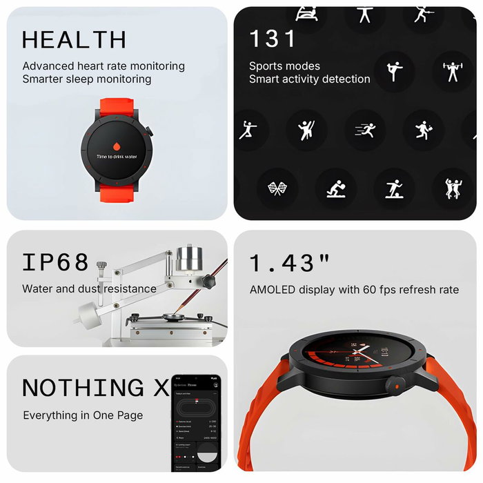 Montre intelligente Nothing CMF Watch 3 Pro
