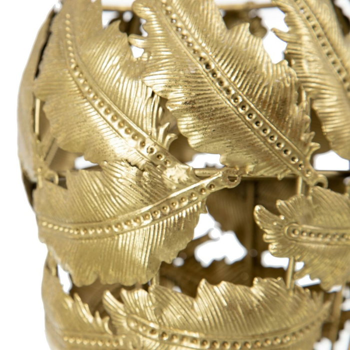 Bougeoir Doré Fer 13,5 x 13,5 cm Bougeoir Doré Fer 13,5 x 13,5 cm