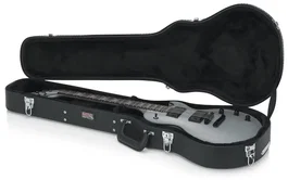 Gator Étui en bois Deluxe pour guitares Single-Cutaway type Gibson Les Paul - Noir