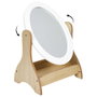 Home Deco Kids Miroir de Coiffeuse Inclinable avec Base en Bois
