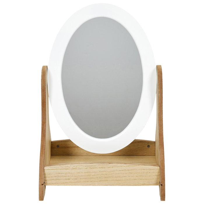 Home Deco Kids Miroir de Coiffeuse Inclinable avec Base en Bois