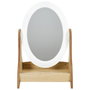 Home Deco Kids Miroir de Coiffeuse Inclinable avec Base en Bois