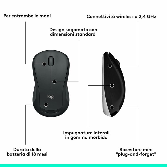 Logitech MK540 Advanced Ensemble clavier et souris sans fil Noir