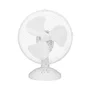 Oceanic - Ventilateur de table - 30W - Diamètre 23 cm - 2 vitesses - Fonction oscillation et inclinaison - Blanc