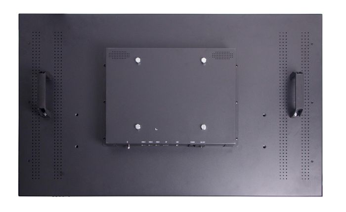 Ernitec Moniteur Vidéosurveillance 43 Pouces 4K UHD, Écran LED Industriel pour Fonctionnement 24/7, Châssis Métal Antistatique, Support VESA 200x200, Câble HDMI Inclus