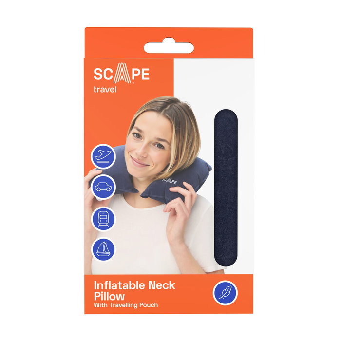 Coussin Cervical Scape Travel Bleu