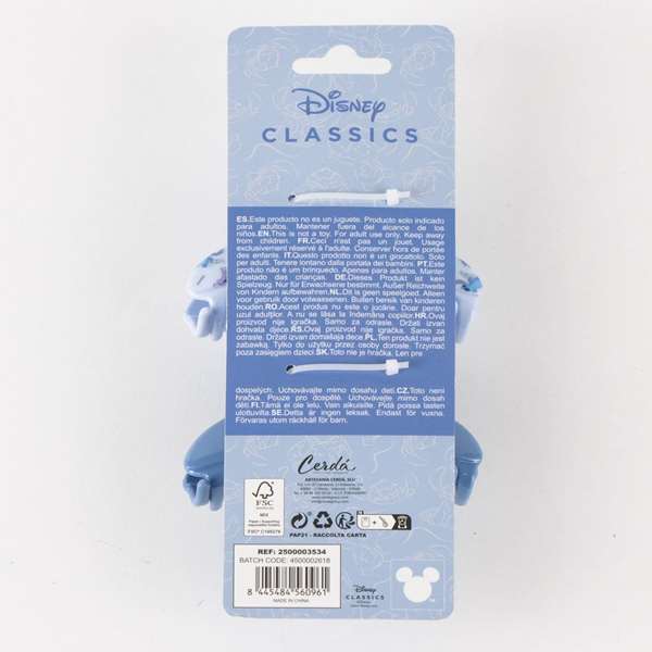 Cerdá Accessoire pour Cheveux Pinces à Cheveux Stitch - À partir de 3 ans - Bleu