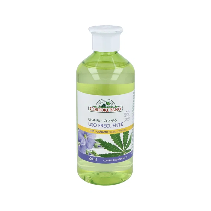 CORPORE SANO Shampooing Usage Fréquent Lin et Chanvre 500ml ECOCERT