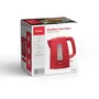 Livoo Bouilloire Électrique DOD184RC Rouge 1,7 L 2200 W - Base Pivotante 360°, Filtre Anticalcaire et Arrêt Automatique