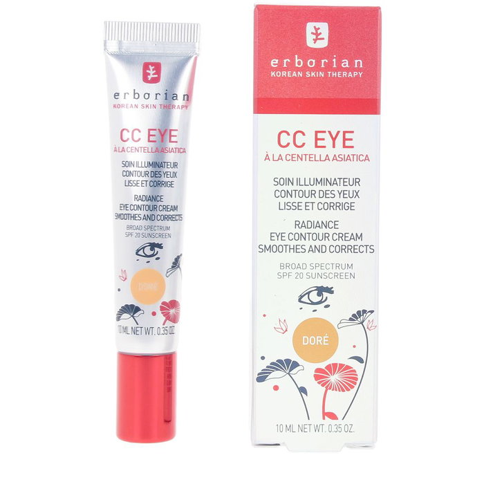 Erborian CC EYE Enlumineur Contour des Yeux à la Centella Asiatica Gold 10 ml Erborian CC EYE Enlumineur Contour des Yeux à la Centella Asiatica Gold 10 ml