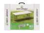 Ibergarden Table Pliable Résine 180 cm avec Structure Métal Blanc Gris