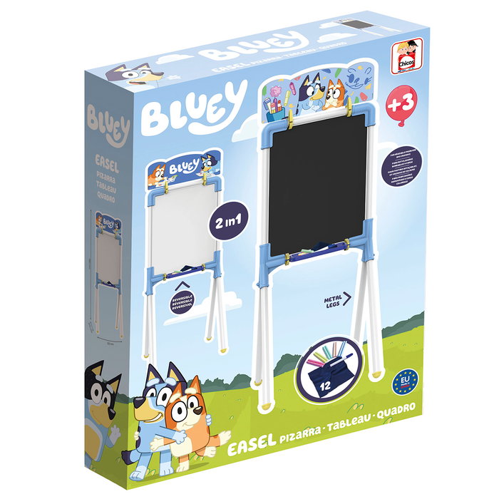 Chicos Ardoise 2 en 1 Bluey réversible avec 12 accessoires