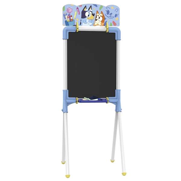 Chicos Pizarra Bluey 2 en 1 magnétique et à craies 37x32x98 cm inclut 12 accessoires
