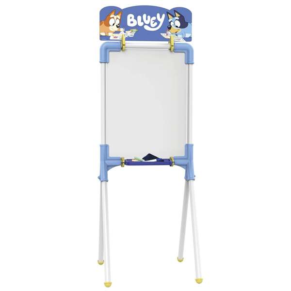 Chicos Pizarra Bluey 2 en 1 magnétique et à craies 37x32x98 cm inclut 12 accessoires
