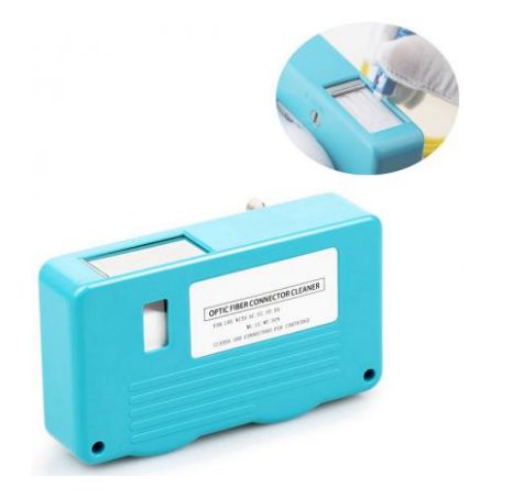 Lanview Nettoyeur de connecteurs à fibre optique - Cassette pour SC, FC, ST, LC et autres - Plus de 500 nettoyages, propriétés antistatiques