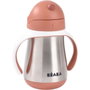 Beaba Tasse avec paille Inox 250 ml Terracotta