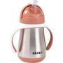 Beaba Tasse avec paille Inox 250 ml Terracotta
