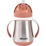 Beaba Tasse avec paille Inox 250 ml Terracotta