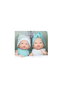 Marina & Pau Poupée Twins Mini Golosinas en étui corps souple 21 cm, langue espagnole, 3 ans et plus