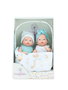 Marina & Pau Poupée Twins Mini Golosinas en étui corps souple 21 cm, langue espagnole, 3 ans et plus