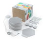 Nanoleaf - Kit de démarrage Shapes Hexagons 15 panneaux - Panneaux LED modulaires connectés et minces - Compatible assistants vocaux, synchronisation musicale