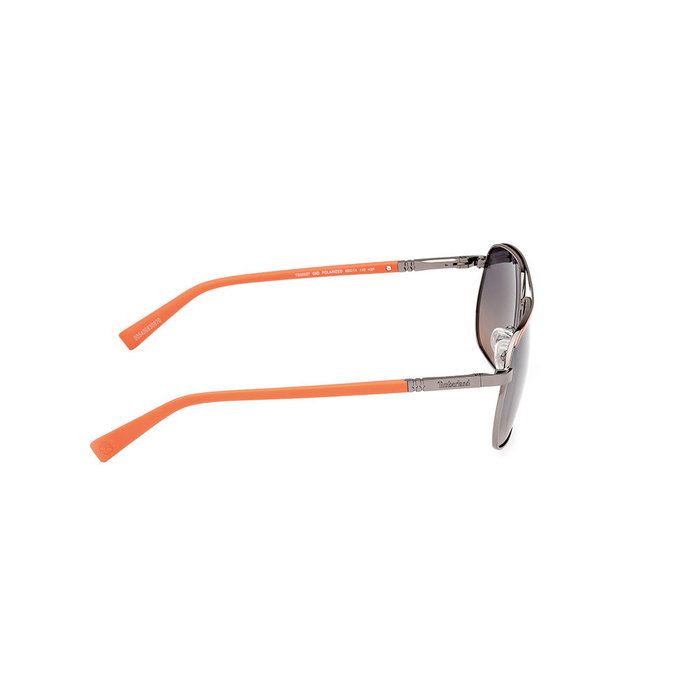 Timberland TB00027 Polarisé Lunettes de Soleil Homme Aviateur Monture Métal Verres Polarisés 140 mm