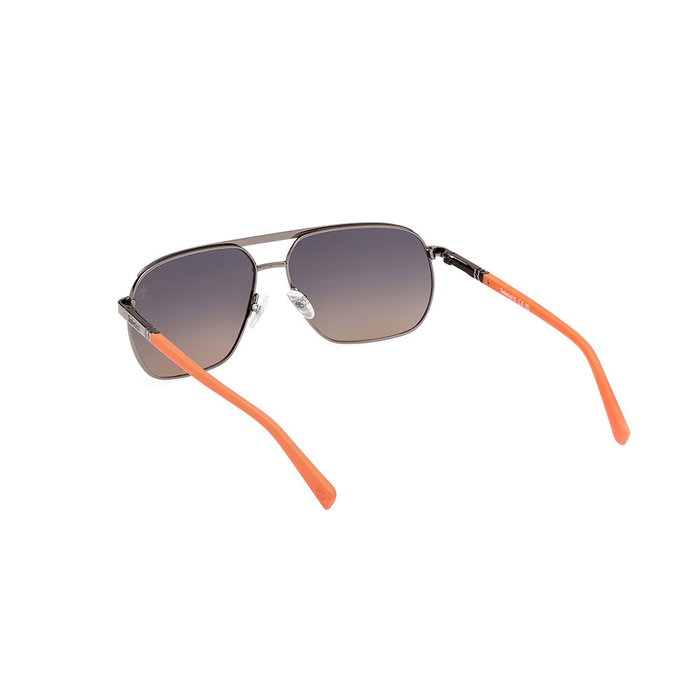 Timberland TB00027 Polarisé Lunettes de Soleil Homme Aviateur Monture Métal Verres Polarisés 140 mm