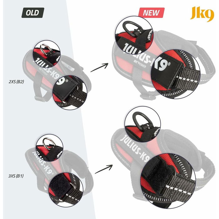 Harnais pour Chien Julius K9 IDC Noir S