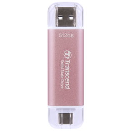 Transcend SSD ESD310P 512 Go Rose