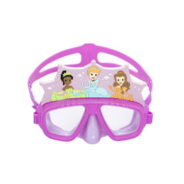 Bestway 09118 Lunettes de Natation Enfant Princesses Disney Silicone +3 Ans Piscine Plage