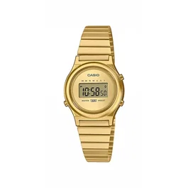 Casio Montre Mixte Quartz Numérique LA700WEG Dorée - Chronomètre, Compte à Rebours, Alarme - Finition Plaquée Élégante