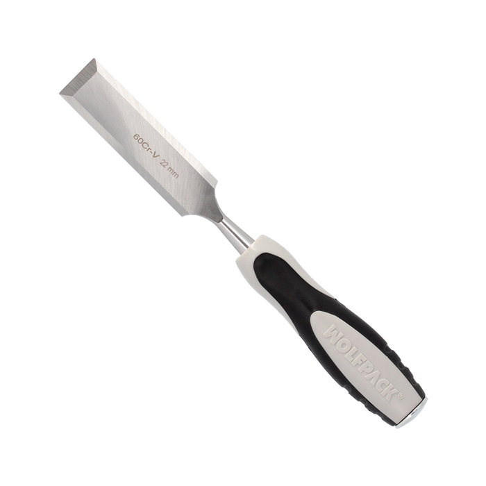 WOLFPACK LINEA PROFESIONAL Ciseau à bois Maurer manche bi-matière 22 mm WOLFPACK LINEA PROFESIONAL Ciseau à bois Maurer manche bi-matière 22 mm