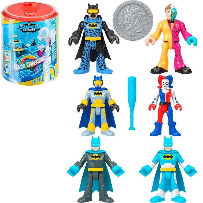 Fisher-Price DC Super Friends - Figurines Imaginext à changement de couleur - Hmx60 - Série assortie - Action à l'eau - 3 ans et plus Fisher-Price DC Super Friends - Figurines Imaginext à changement de couleur - Hmx60 - Série assortie - Action à l'eau - 3 ans et plus